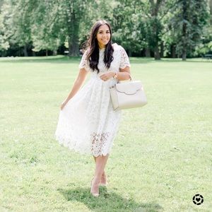 Chicwish White Lace Dress